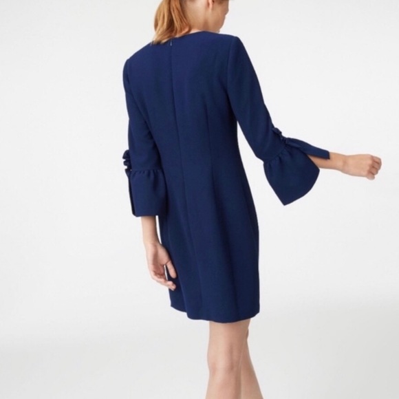 CLUB MONACO | EUC Royal Blue dress with bell sleeve - Picture 2 of 7